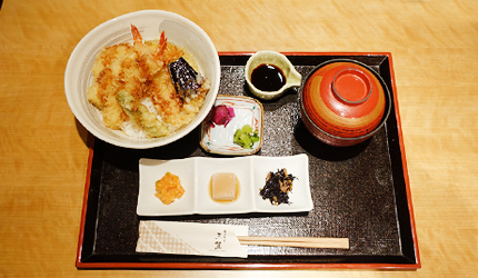 海老蔬菜天婦羅定食